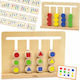 Viga Toys Montessori Joc Educațional de Cunoștințe din Lemn pentru 3+ ani Ani
