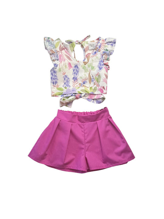 Sweet Baby Kinderbekleidungsset mit Shorts Fuchsie 2 Stück Sweet Baby Kinderbekleidungsset mit Shorts Fuchsie 2 Stück
