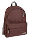 Must Team Monochrome School Bag Backpack Junior High-High School Brown 22Liters