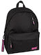 Must Team Monochrome School Bag Backpack Junior High-High School Black 22Liters