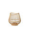 Kaemingk Φαναράκι Bamboo Καφέ 23x23x21.5εκ.