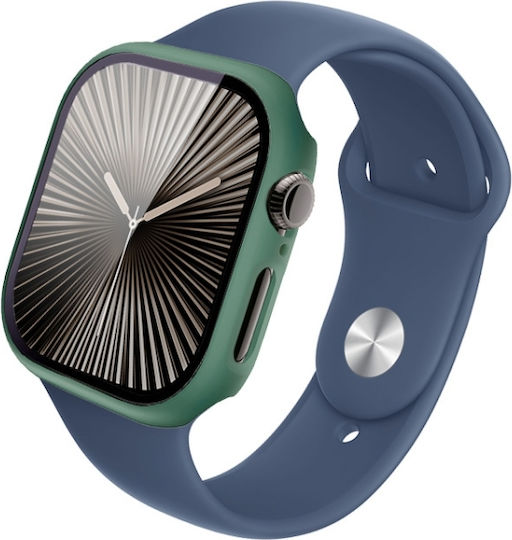 Apple Watch Series 10 46mm Imak Integrierte Uhrgehäusefolie Grün