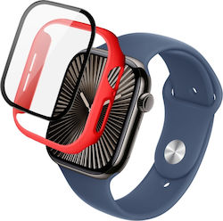 Apple Watch Series 10 46mm Imak Ενσωματωμένη Θήκη Ρολογιού Φιλμ Κόκκινο Apple Watch Series 10 46mm Imak Ενσωματωμένη Θήκη Ρολογιού Φιλμ Κόκκινο