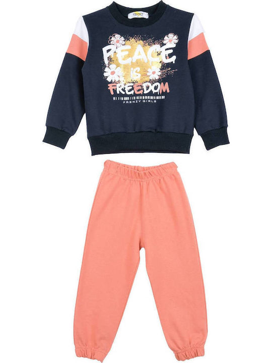 Kinder Sweatpants Set - Jogginganzug Marin Salmon 2Stück