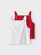 Name It Kids' Set with Undershirts White-red 2pcs