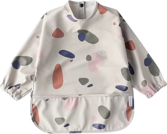 Queen Mother Pebbles Waterproof Coverall Fabric with Pocket & Sleeves Beige