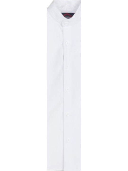 Joyce Kinder Hemd Langarm White Mao Collar Shirt