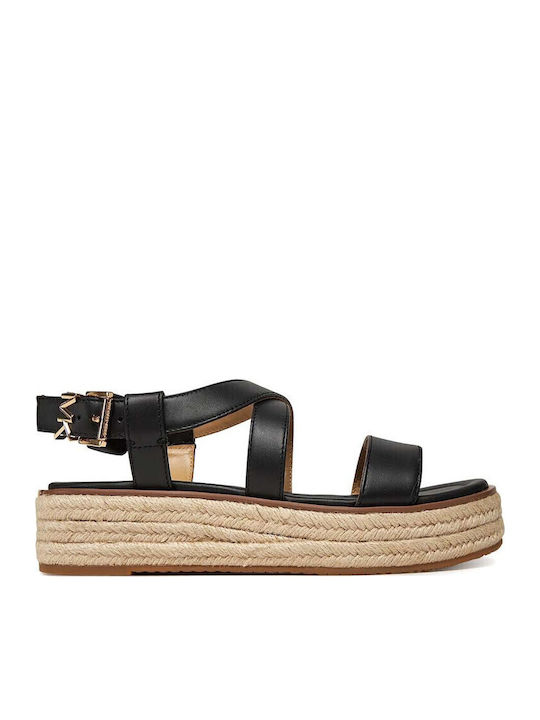 Lynn Women's Flat Sandals in Black Color