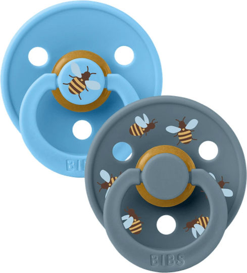 Bibs Pacifiers Rubber Studio Colour Bumblebee-Breeze Mix for 0-6 months 2pcs