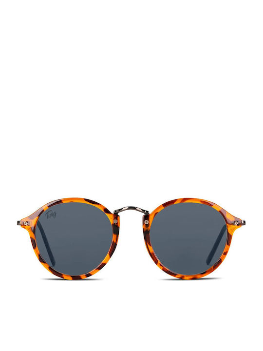Twig Klimt Unisex Sunglasses with Brown Tartaru...