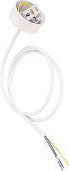 Power Supply Suspension Track Guide White 1-circuit