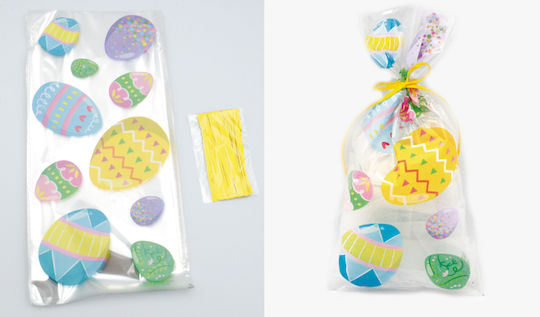 Easter Transparent Plastic Wire Bag 12.5cm X 27cm 0402273