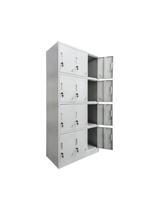 Φοριαμός Bexley Μεταλλικός 90x40x185εκ.