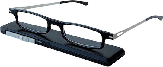 Women's Reading Glasses +4.00 in Black color FLAT-121