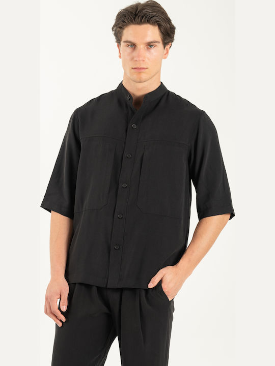Vittorio Artist Μακρυμάνικo Overshirt Black