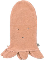 Laessig Baby Schwamm-Handschuh Bad Octopus Rosa