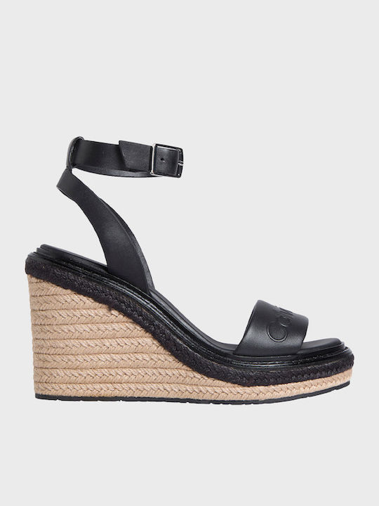 Platform Slippers Ck Calvin Klein Women's Leather Platform Shoes