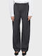 Damen Stoff Hose Black