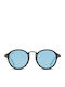 Twig Klimt Unisex Sunglasses with Black Frame and Light Blue Lens KLI05