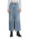 Viktoria Maxi Skirt Faded Blue Torrent