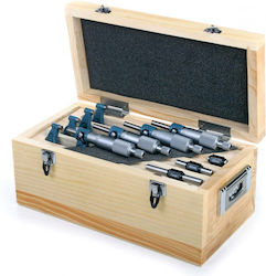 Set Micrometre Analogice 0-100mm 4 Bucăți Hbm Machines Olanda