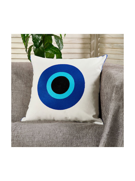 Whitegg Whitegg Decorative Pillow Case D0304 100% Cotton White 45x45cm