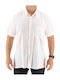 Short-sleeved Cotton Shirt White