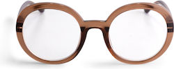 Looplabb Reading Glasses +1.00 in Brown color
