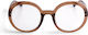 Looplabb Ochelari de citit +1.00 în culoarea Maro