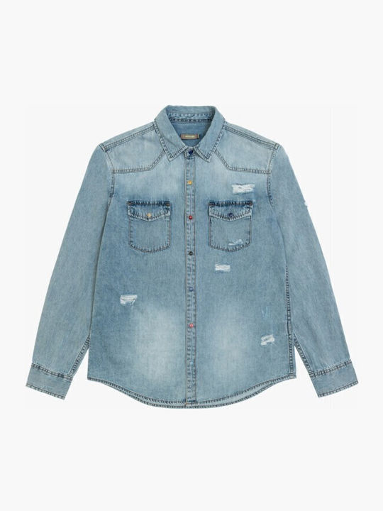 Long-sleeved Denim Shirt Jean