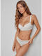 Damen Slip mit Spitze Weiß