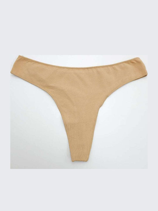 Topaki Women's String Beige