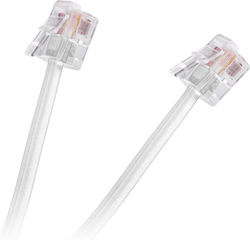 Weißes 2m Telefonkabel