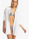 Roxy Sunset Flashback Women's Maxi Dress Beachwear Bright White