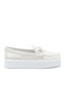 Δερμάτινα Γυναικεία Loafers σε Λευκό Χρώμα