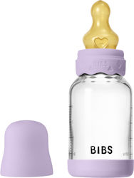 Bibs Biberoan din Sticlă cu Tetină din Cauciuc pentru 0+ Luni 120ml Bibs Biberoan din Sticlă cu Tetină din Cauciuc pentru 0+ Luni 120ml