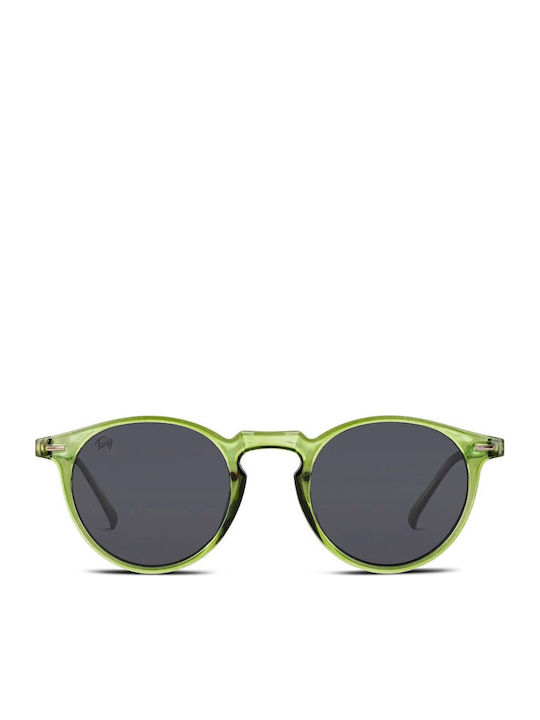 Twig Watson Unisex Sunglasses with Green Plastic Frame WAS03