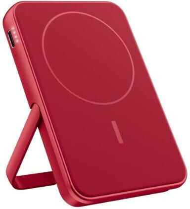 Fresh 'n Rebel Magnetic MagSafe Power Bank 5000mAh με Θύρα USB-C Berry Red