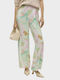 Josie Damen Hoch tailliert Stoff Hose MULTI