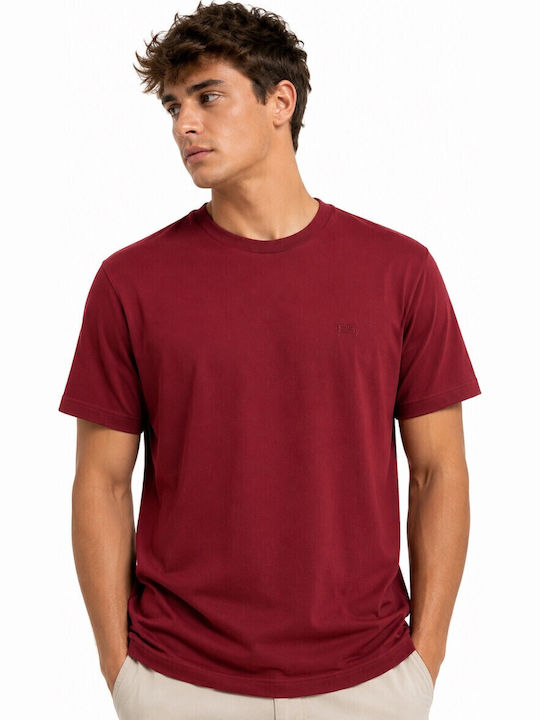 T-shirt Μπορντό