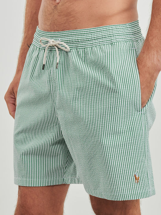 Polo Ralph Lauren Striped Seersucker Swim Trunks