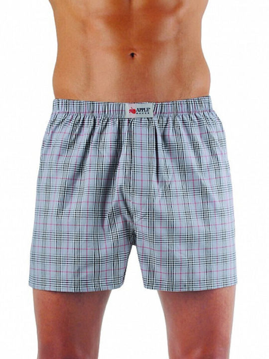 Apple Boxer Ανδρικό Μποξεράκι Μπλε
