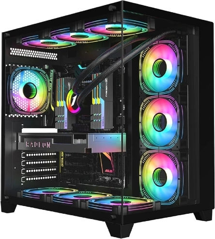 Vengeance Gotham-X87 Gaming Desktop PC (Ryzen 7-8700F/32GB DDR5/1.0TB SSD/Radeon RX 7800 XT/No OS)