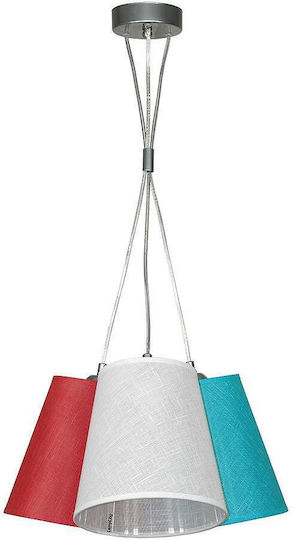City Lux Висящо Осветително Тяло Тюркоазен 35x35см.