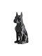 ArteLibre Decorative Dog Polyresin 13x15x29cm 1pcs