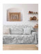 Madi Warmora Dreisitzer-Sofa Wurf 170x300cm Grau