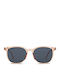 Smooder Unisex Sonnenbrille mit Rosa Kunststoff Gestell und Gray Linse
