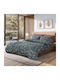 Beauty Home Art 12217 Gemini Подредба Покривало Кингсайз Памук Cypress 220x240см