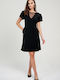 Mini Damenkleid Schwarz