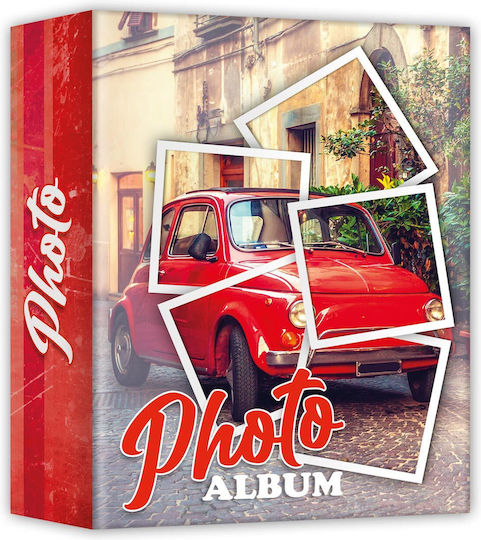 Αλμπουμ Carta Θήκες 200 Φωτογραφιες 13χ18 &13χ19cm Car Red